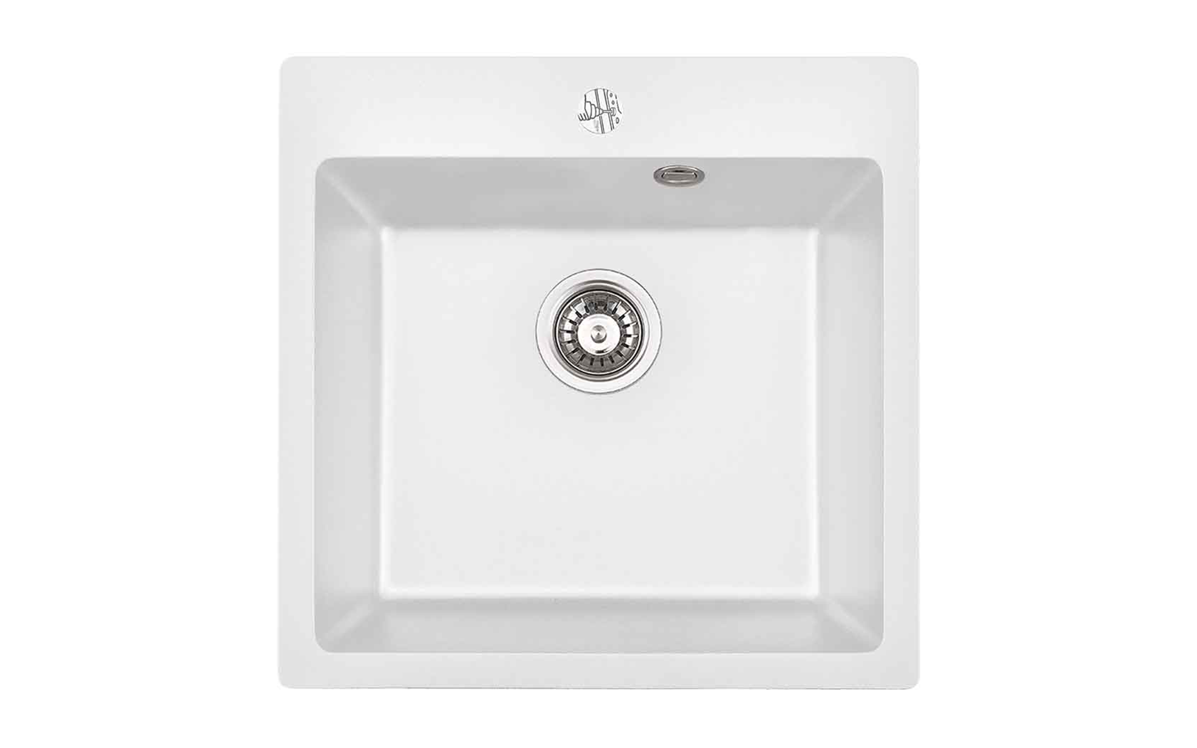 ICGS 5050 Granite sink, white  1